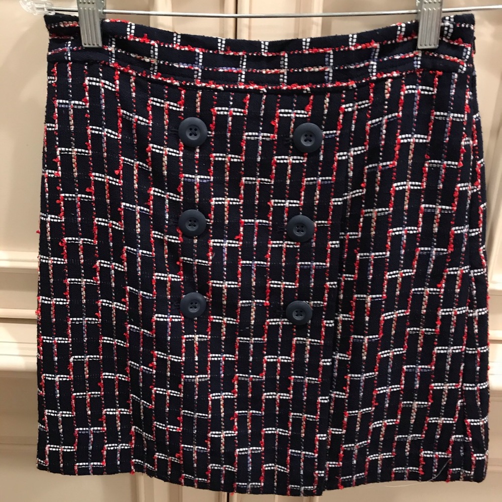 NWT LOFT Navy Mini Skirt—Petite Fit!